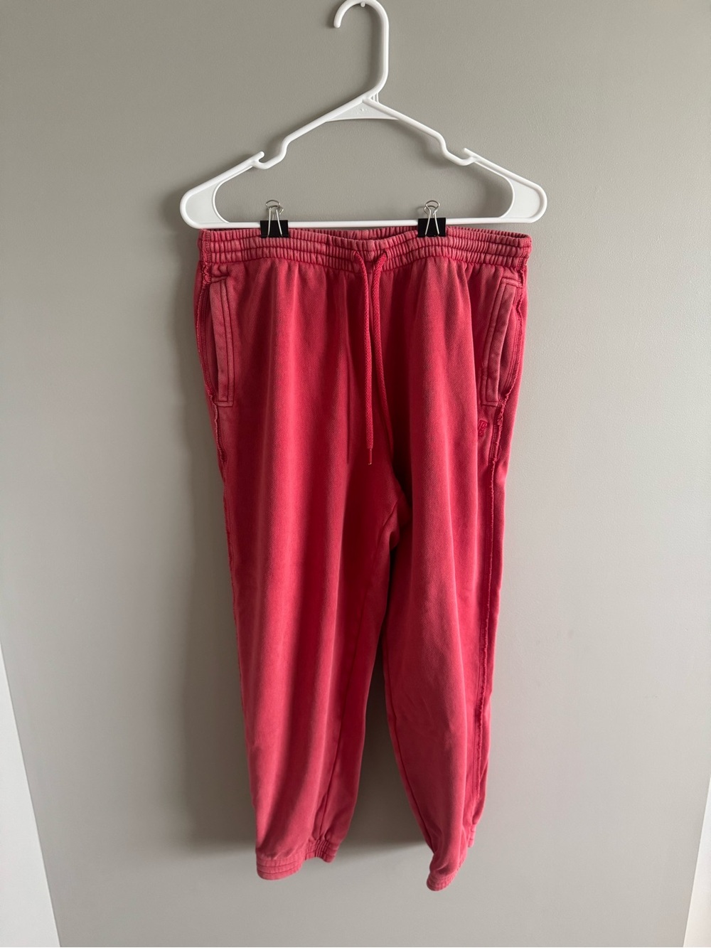 Aerie Red Jogger Sweatpants - Comfort Fit